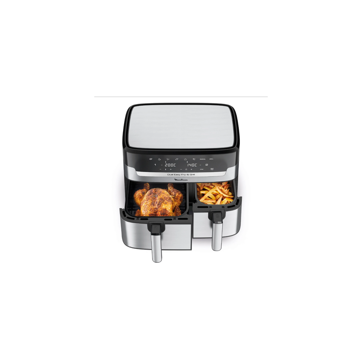 MOULINEX EZ905D FRIGGITRICE AD ARIA 8LT COLORE NERO/INOX