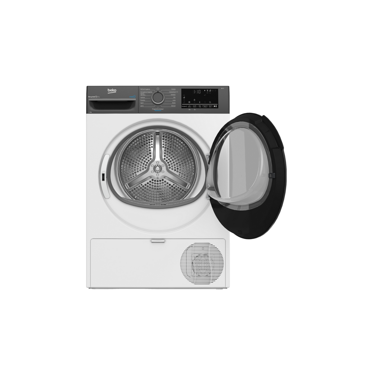BEKO BMEUT481SAI ASCIUGATRICE OPTISENSE A POMPA DI CALORE 8KG CLASSE C