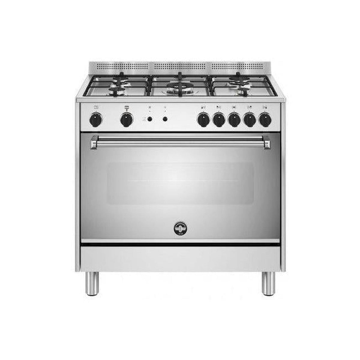 LA GERMANIA AMN965GXV/24 CUCINA 90X60 5 FUOCHI FORNO A GAS VENTILATO - INOX