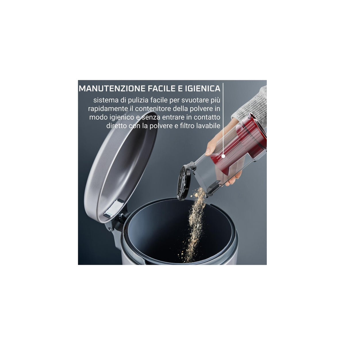 ROWENTA RH6A71 SCOPA ELETTRICA SENZA FILI CAPIENZA 0,44 LT