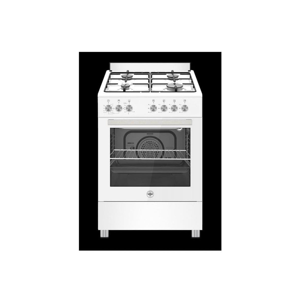 LA GERMANIA SE664GB/24 CUCINA 60x60 4 FUOCHI A GAS FORNO A GAS VENTILATO - BIANCO