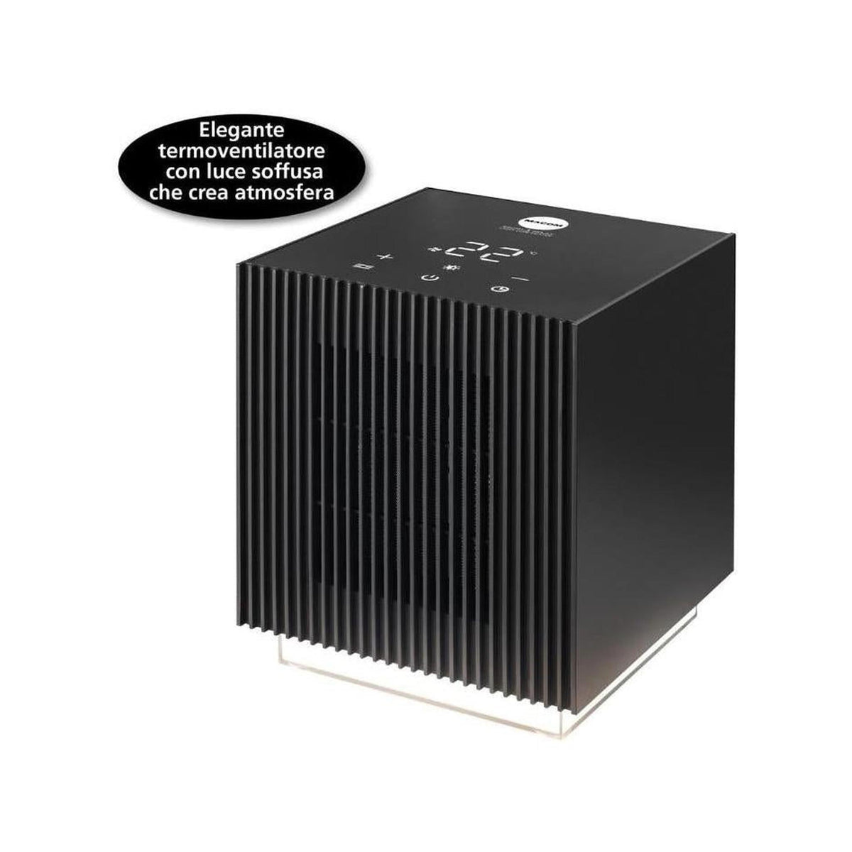 MACOM 931 TERMOVENTILATORE DA TAVOLO CON LUCE SOFFUSA