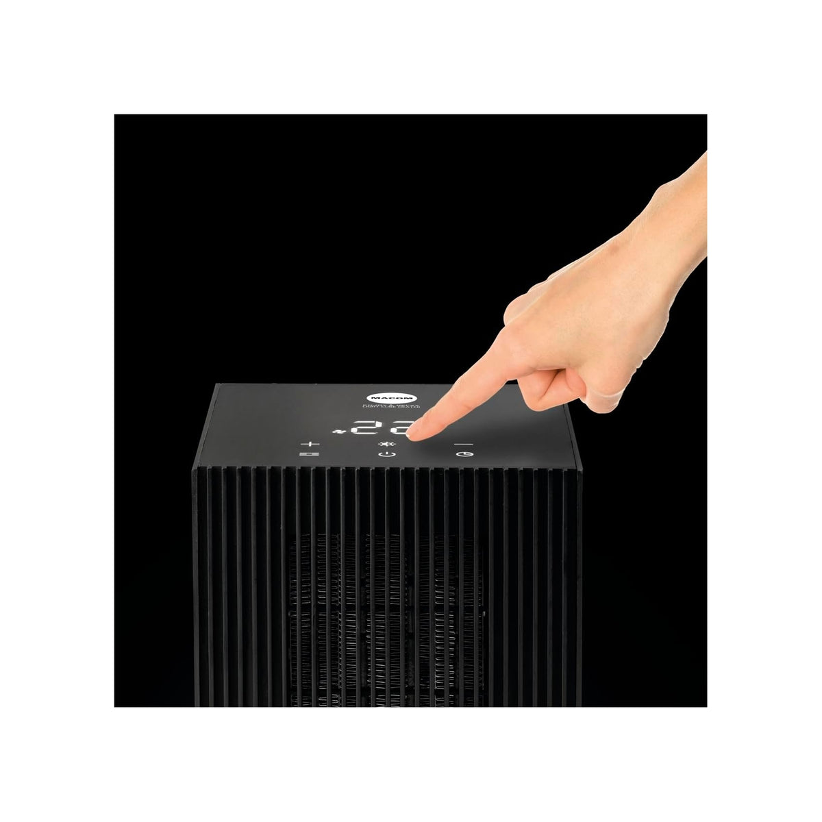 MACOM 931 TERMOVENTILATORE DA TAVOLO CON LUCE SOFFUSA