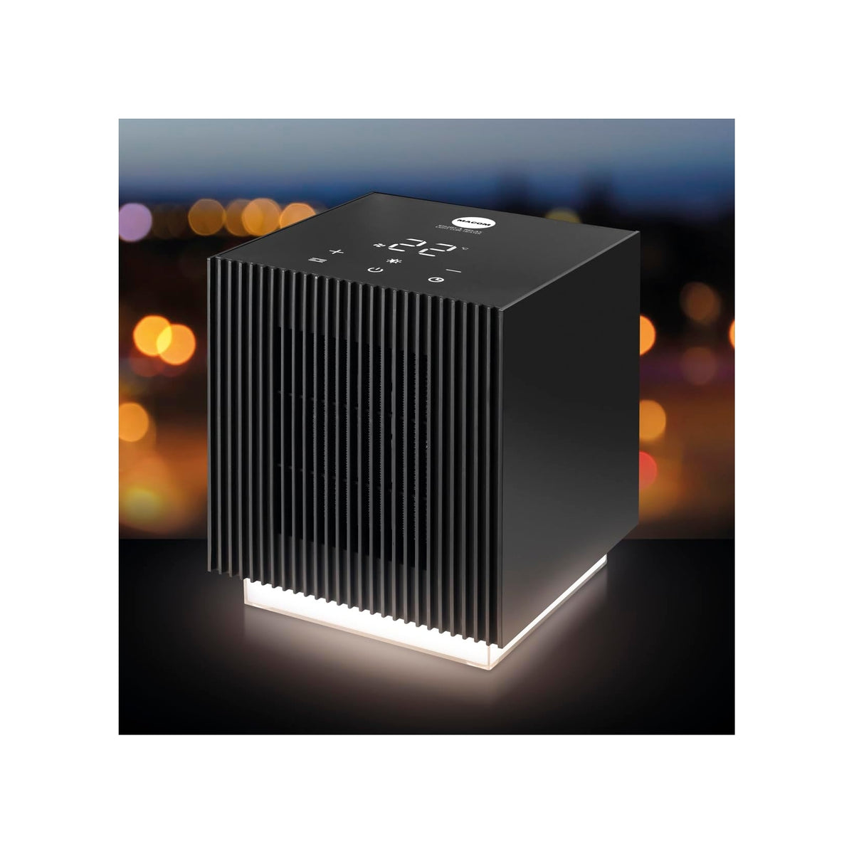 MACOM 931 TERMOVENTILATORE DA TAVOLO CON LUCE SOFFUSA