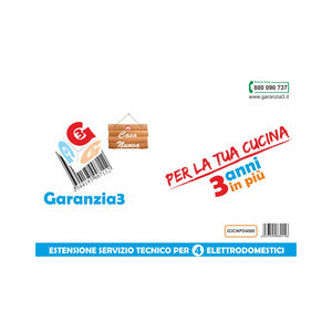 GARANZIA3 CASANUOVA – 4 ELETTRODOMESTICI