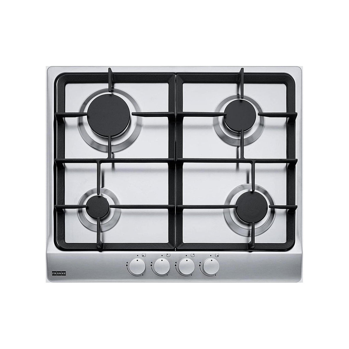 FRANKE FHSL6044GAVXSC - 106.0459.550 - PIANO COTTURA 60 CM 4 FUOCHI A GAS GRIGLIE IN GHISA ACCIAIO INOX