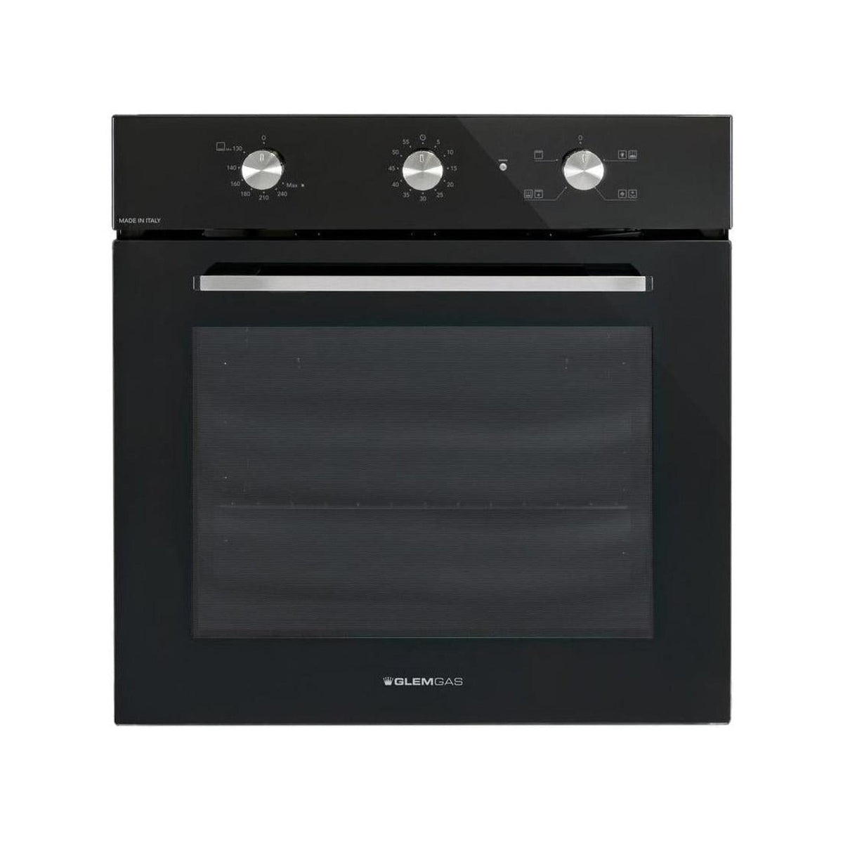 GLEM GAS GFXV21BK-S2 FORNO DA INCASSO ELETTRICO + GAS VENTILATO 63LT NERO
