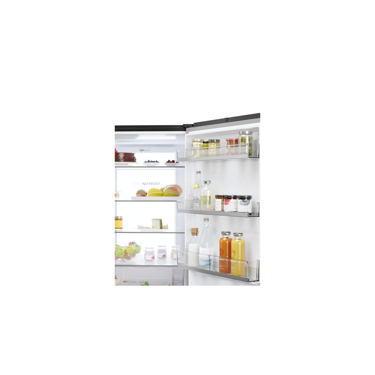 HAIER HTR5719ENPT FRIGORIFERO COMBINATO 3 PORTE 528 LT NO FROST CLASSE E NERO