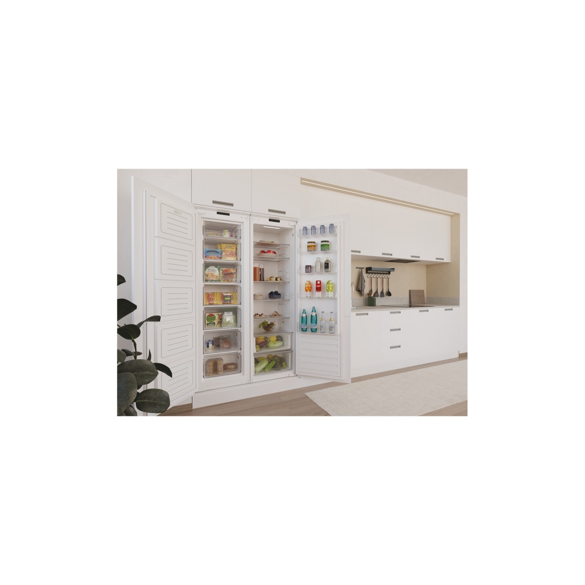 CANDY CMS518EW FRIGO MONOPORTA DA INCASSO 316LT CLASSE E 177 CM - PROMO