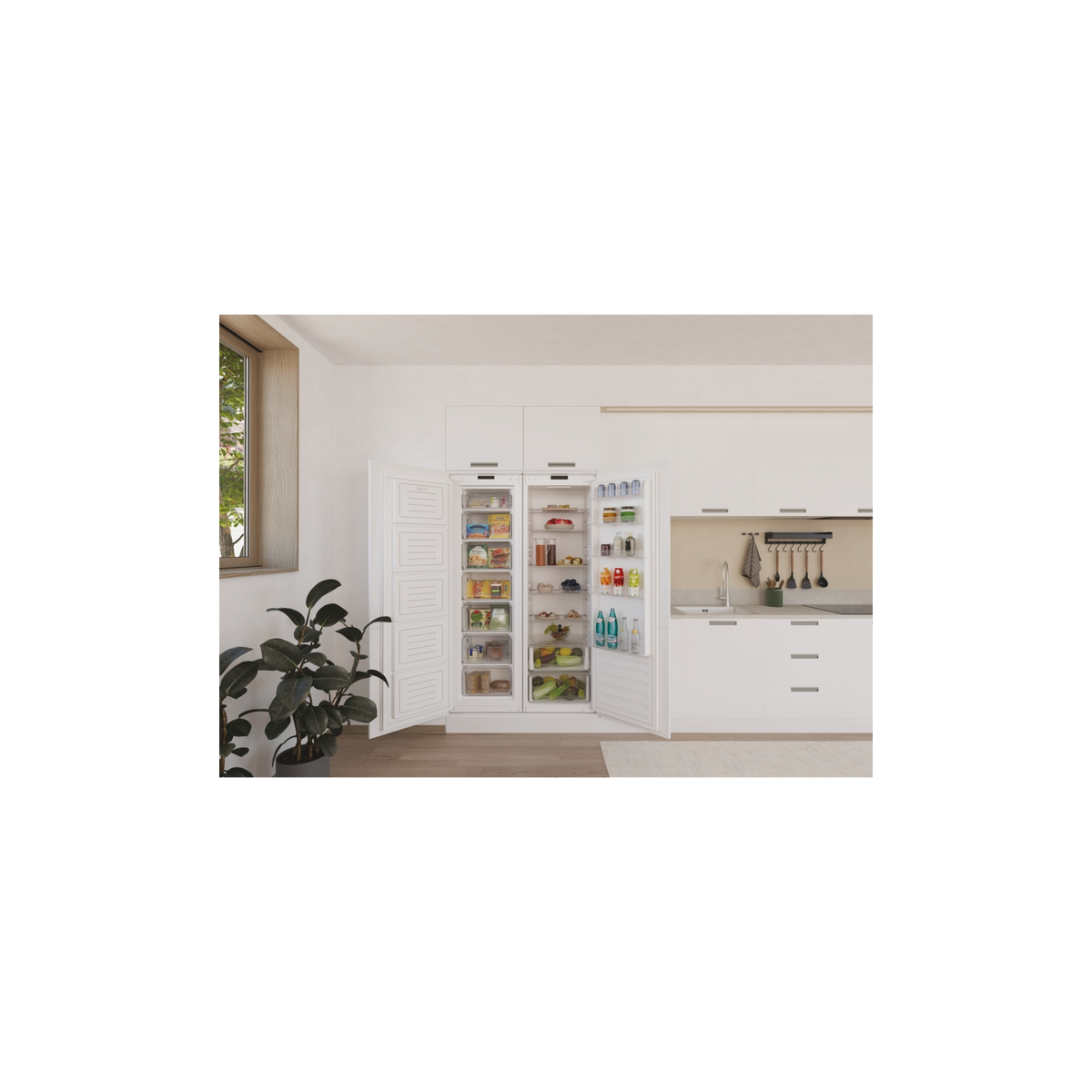 CANDY CMS518EW FRIGO MONOPORTA DA INCASSO 316LT CLASSE E 177 CM - PROMO