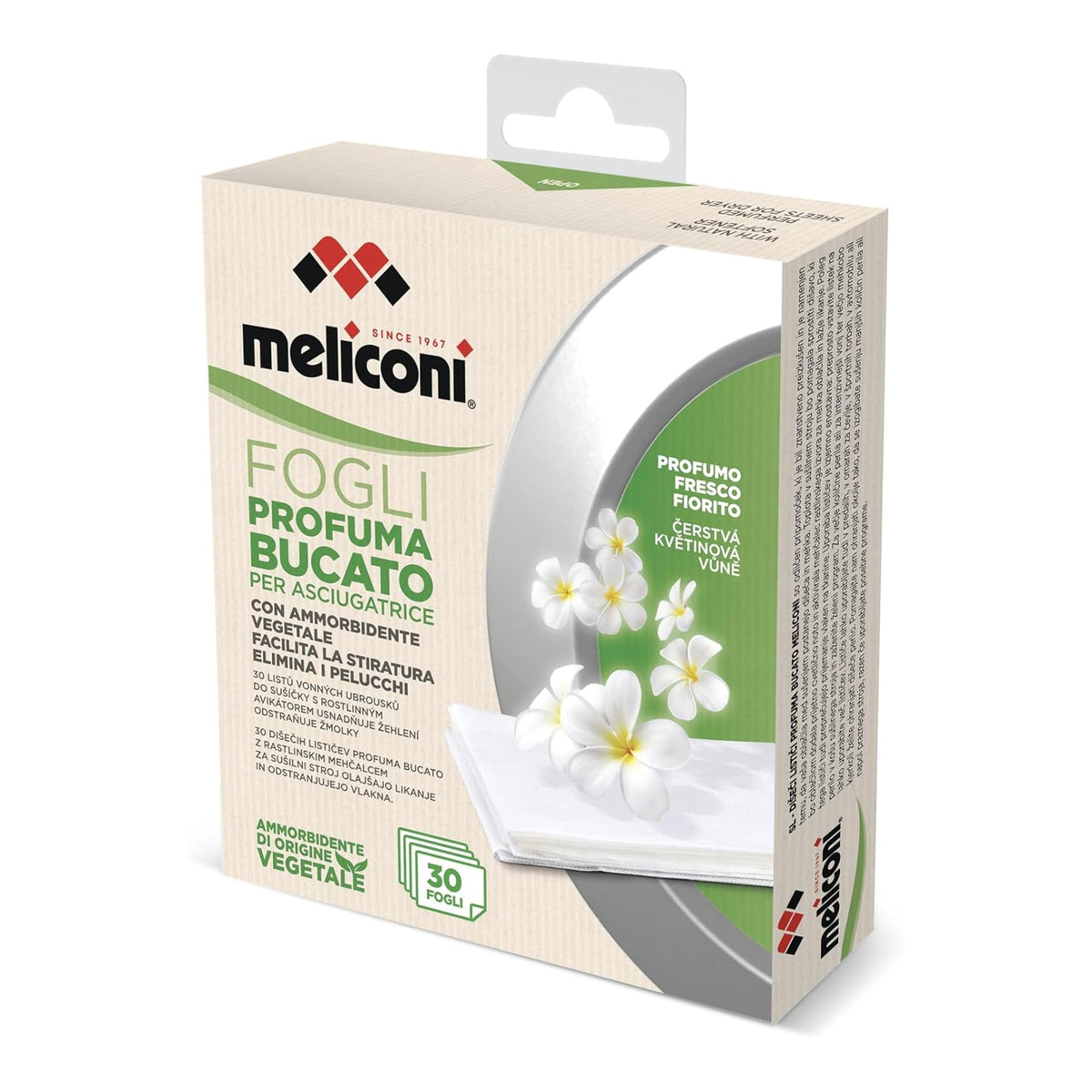 MELICONI FOGLI PROFUMA BUCATO PER ASCIUGATRICE - 656166