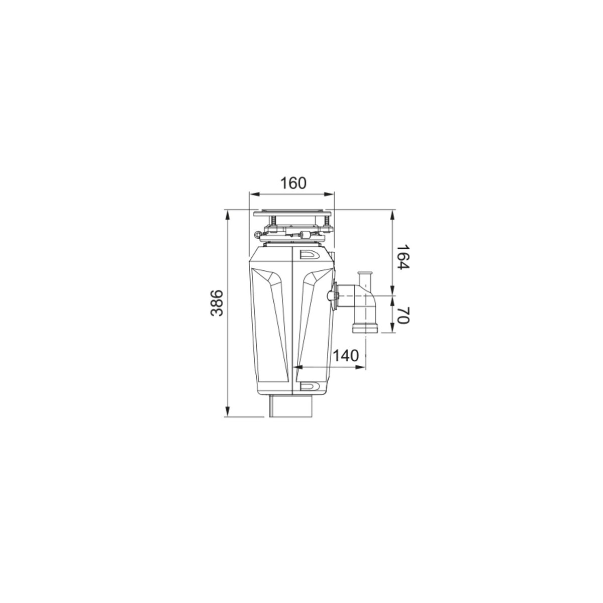 FRANKE DISSIPATORE SLIM 125 - 134.0715.094
