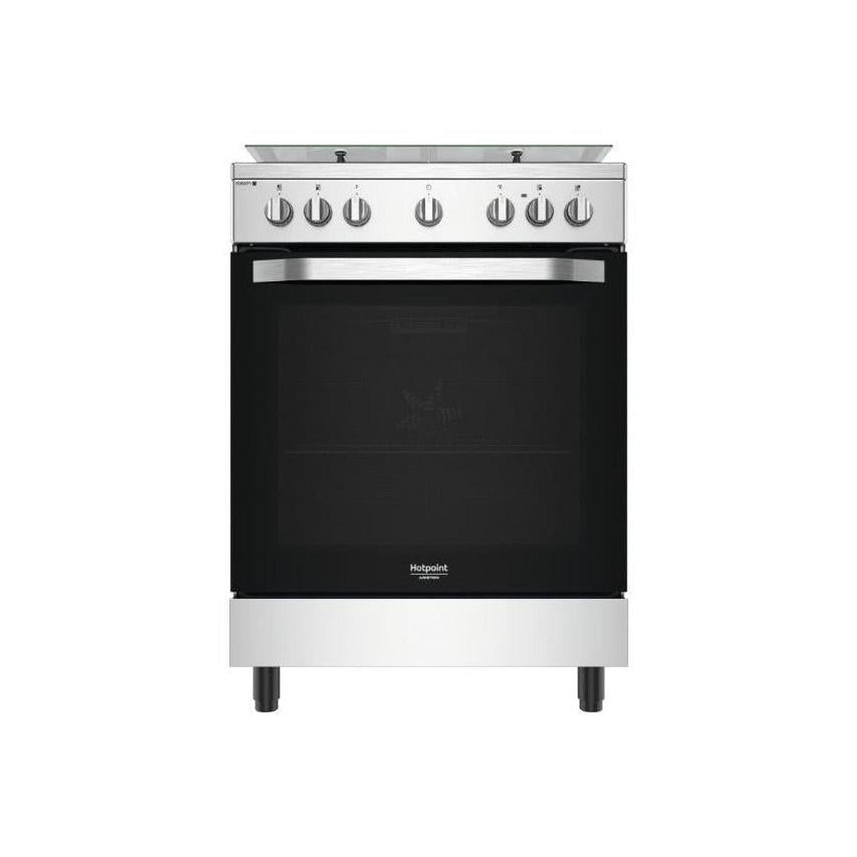 HOTPOINT HS68G8PHX/E CUCINA 60X60 4 FUOCHI A GAS FORNO ELETTRICO 78LT CON GRILL INOX