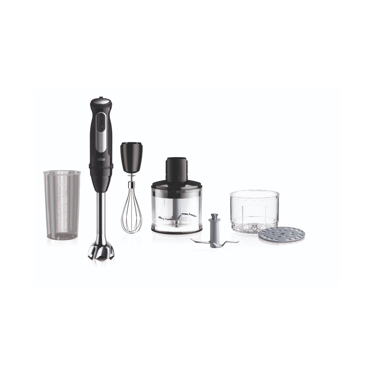 BRAUN MQ55.254M FRULLATORE A IMMERSIONE 1000W CON 3 ACCESSORI - MQ55254MBK