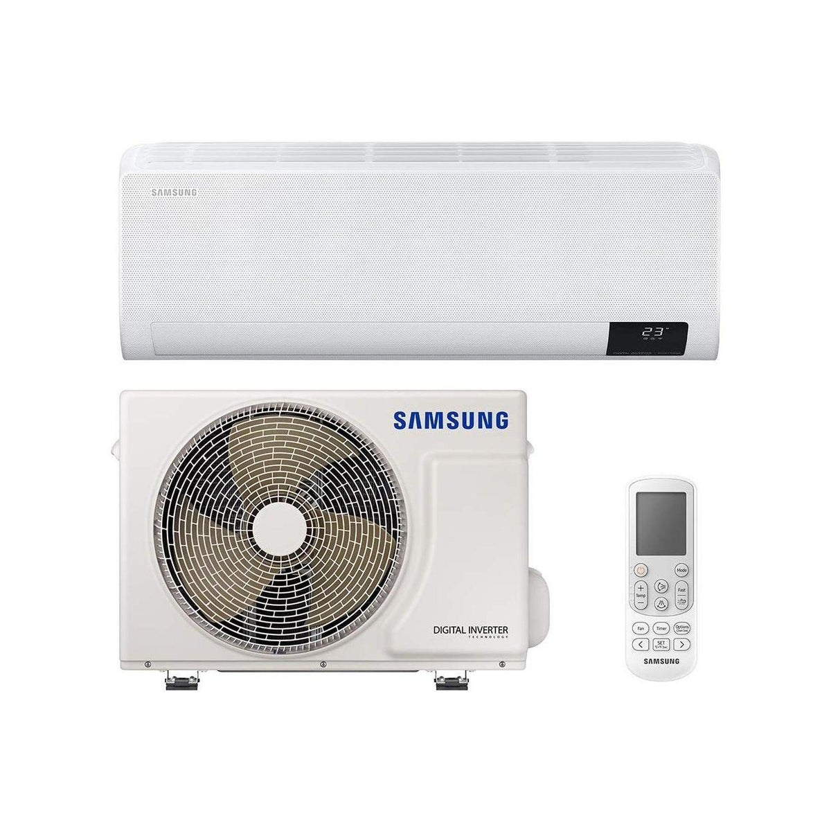 SAMSUNG F-AR09NXT WINDFREE KIT CLIMATIZZATORE MONOSPLIT 9000 BTU GAS R32 INVERTER WI-FI DEUMIDIFICATORE CLASSE A++/A+