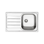 APELL OH791ILPC LAVELLO 1 VASCA CON GOCCIOLATOIO A SINISTRA INOX PRELUCIDO