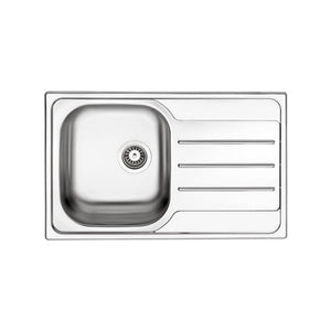 APELL OH791IRPC LAVELLO 1 VASCA CON GOCCIOLATOIO A DESTRA INOX PRELUCIDO