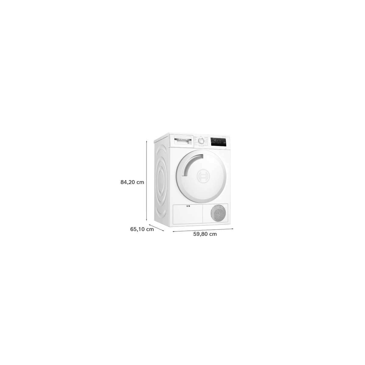 BOSCH WTH83208II ASCIUGATRICE A POMPA DI CALORE 8KG CLASSE A++