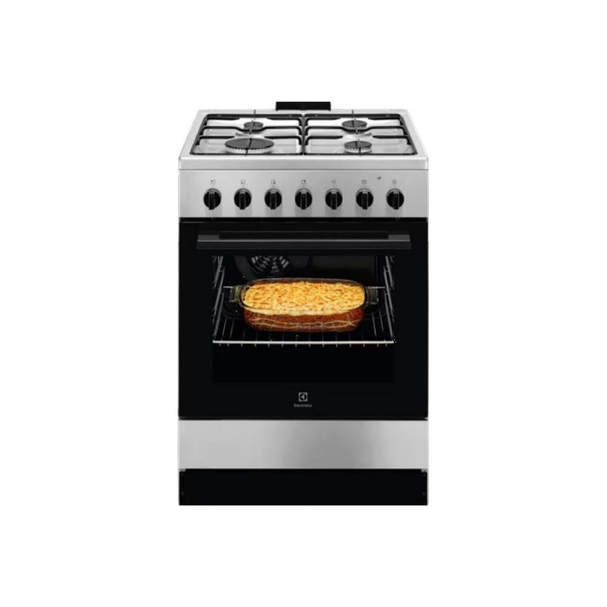 ELECTROLUX LKK620010X CUCINA 60X60 4 FUOCHI A GAS CON FORNO ELETTRICO MULTIF. CLASSE A INOX
