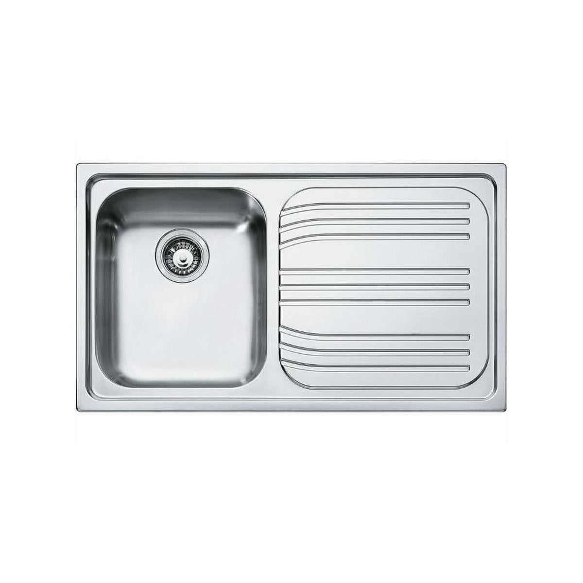 FRANKE 101.0053.241 LAVELLO 1 VASCA 86x50 CON GOCCIOLATOIO A DESTRA COLORE INOX - RRX611DX - 85862902