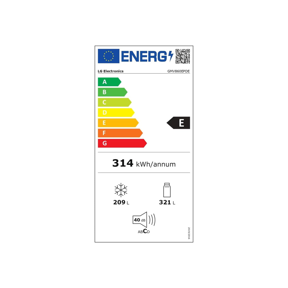 LG GMV860EPDE FRIGORIFERO 4 PORTE 530LT INSTAVIEW WIFI TOTAL NO FROST CLASSE E NERO