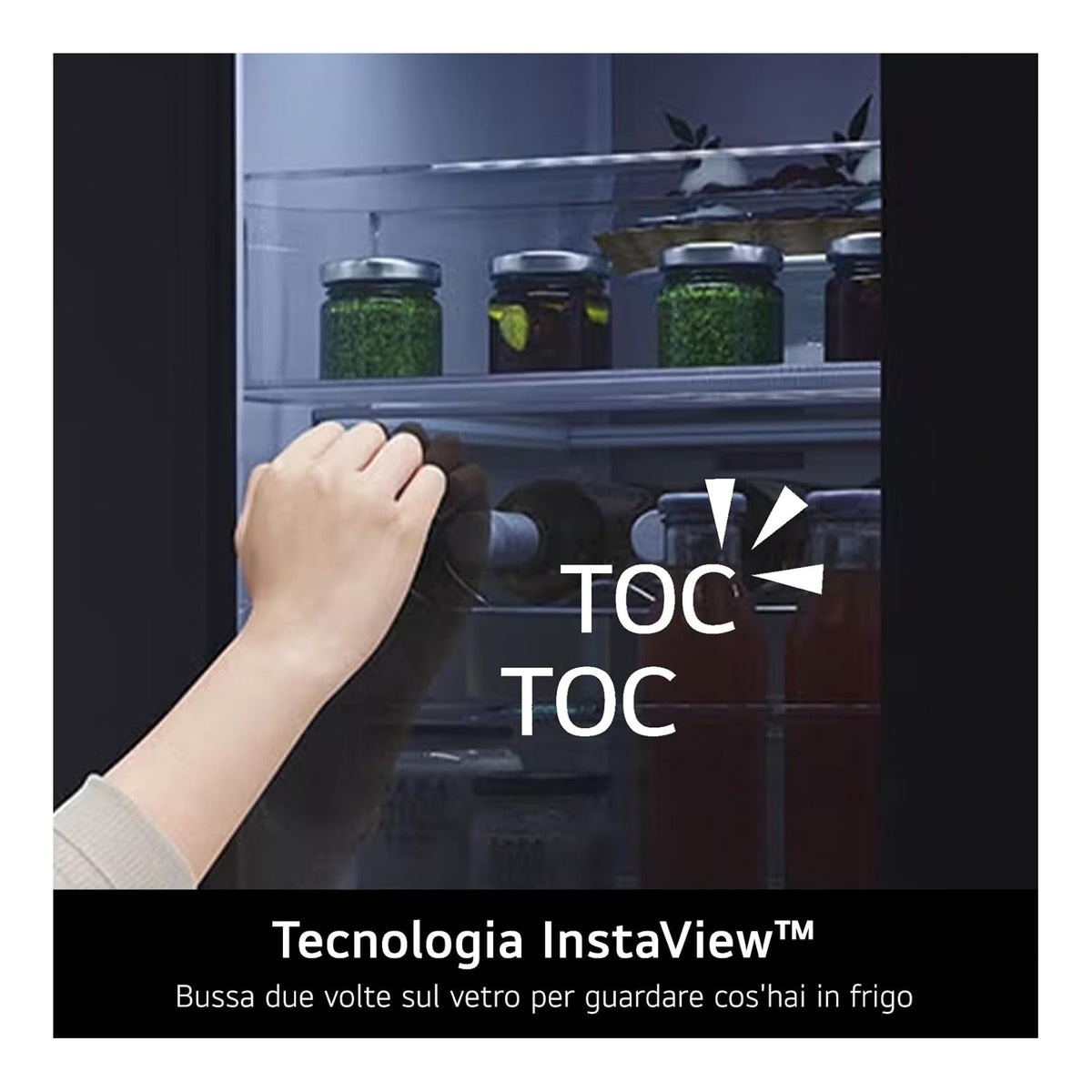 LG GMV860EPDE FRIGORIFERO 4 PORTE 530LT INSTAVIEW WIFI TOTAL NO FROST CLASSE E NERO