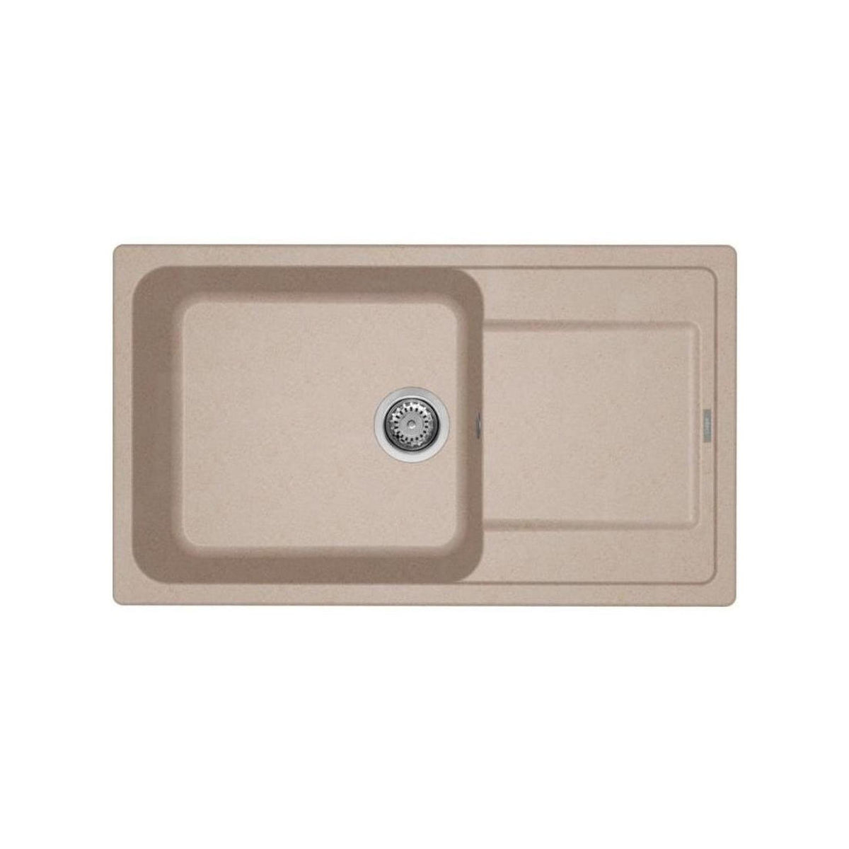 ELLECI LG241051 LAVELLO 86X50 1 VASCA CON GOCCIOLATOIO REVERSIBILE GRANITEK AVENA
