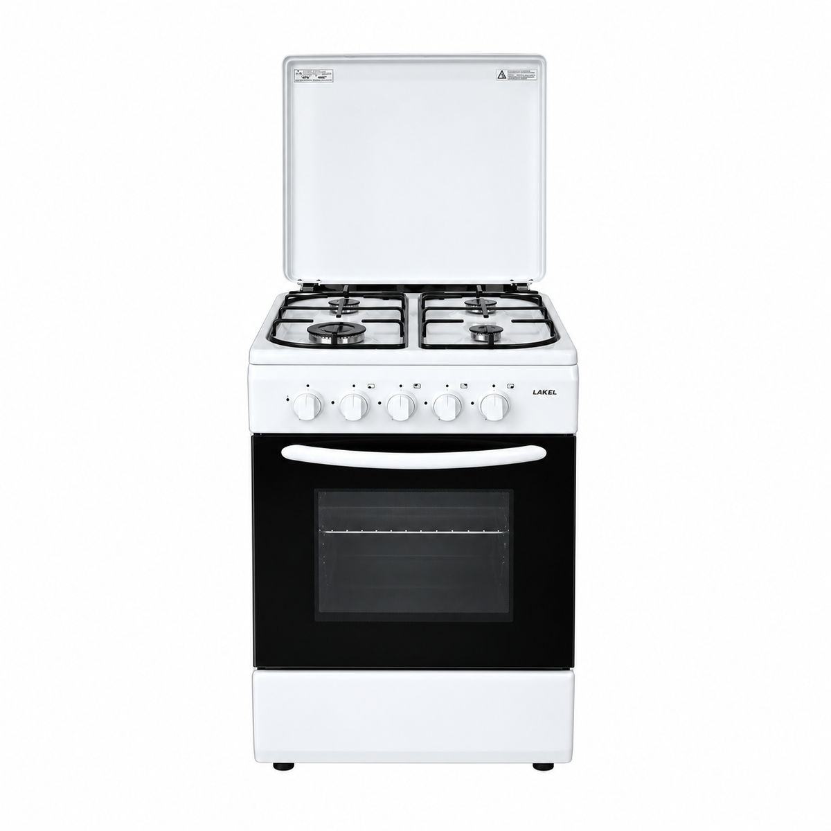 LAREL L5001B CUCINA 50X50 4 FUOCHI E FORNO A GAS COLORE BIANCA