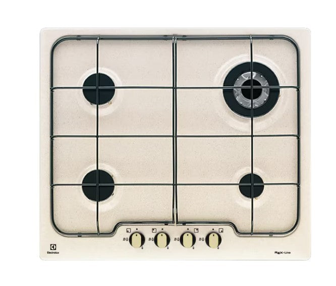 ELECTROLUX PS640RUV PIANO COTTURA DA INCASSO 60CM 4 FUOCHI A GAS COLORE SABBIA